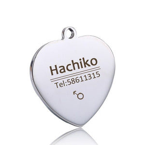 Multiple languages dog Stainless steel ID tag