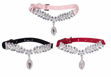 Diamond Rhinestone Crystal Dog Collar