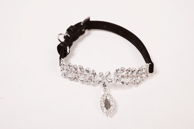 Diamond Rhinestone Crystal Dog Collar