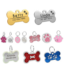 Load image into Gallery viewer, Dog ID Tag Engraved Metal