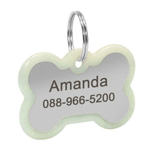 Load image into Gallery viewer, Dog ID Tag Engraved Metal