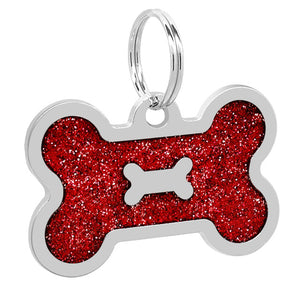 Dog ID Tag Engraved Metal