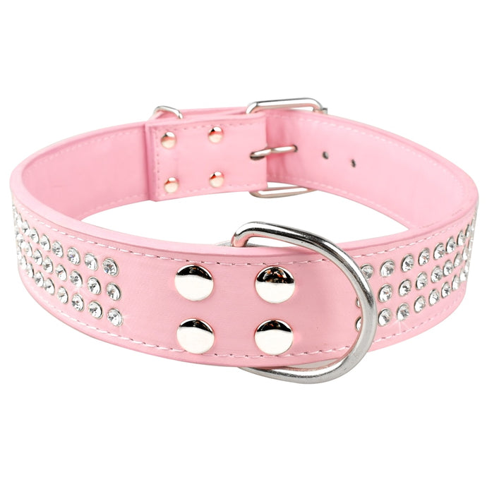 Dog Collars Crystal Diamante