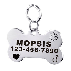 Stainless steel dog tag