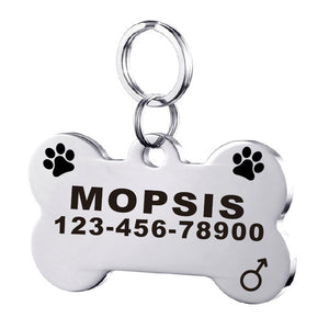 Stainless steel dog tag