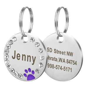 Custom Dog Tag Engraved Pet Dog