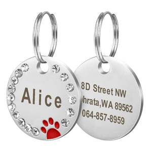 Custom Dog Tag Engraved Pet Dog