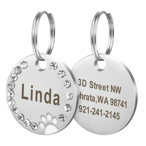 Custom Dog Tag Engraved Pet Dog