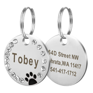 Custom Dog Tag Engraved Pet Dog