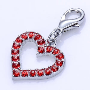 Crystal Heart Shaped Pet Jewelry