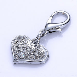 Crystal Heart Shaped Pet Jewelry