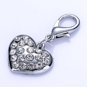 Crystal Heart Shaped Pet Jewelry