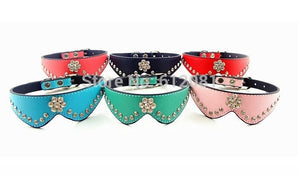 dog puppy luxury bling collar