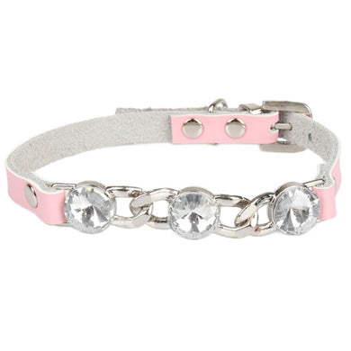 Soft Small Dog Collars Crystals