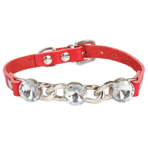 Soft Small Dog Collars Crystals