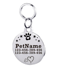 Load image into Gallery viewer, Stainless steel dog tag