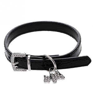 Dogs Crystal Pendant Collar