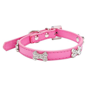 Small Dog Collars Bling Crystal