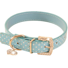 Load image into Gallery viewer, Snake Skin Leather Dog Collar Leash