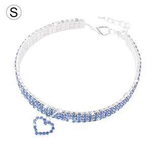 Diamond Pet Collar Glamour Love Pet Dog Tag Collar