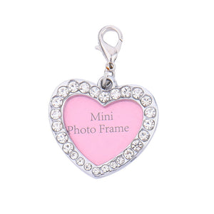 Heart-shaped Metal Pet Dog ID Name Tag