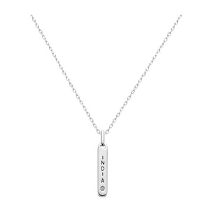 LEKANI 2019 Clavicle Chain Round Strip Dog Tag