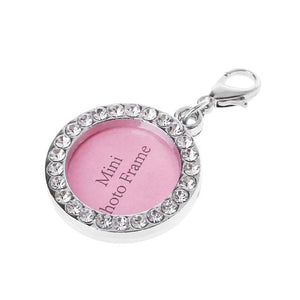 Rhinestone Crystal Pet Puppy ID Tag